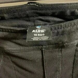 Kuhl black skinny pants women 
 10Reg stretch‎ cotton